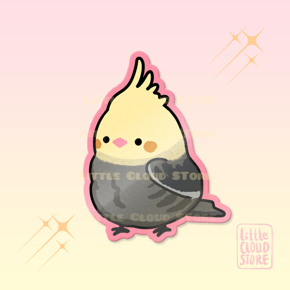 Cockatiel Vinyl Sticker