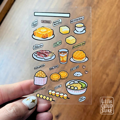 Hong Kong iconic Food Sticker Magnet Set