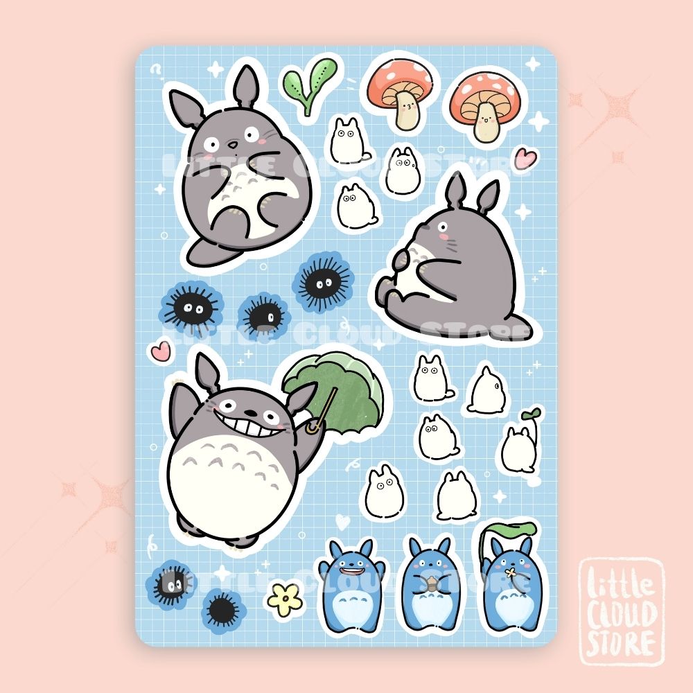 Totoro Sticker Sheet