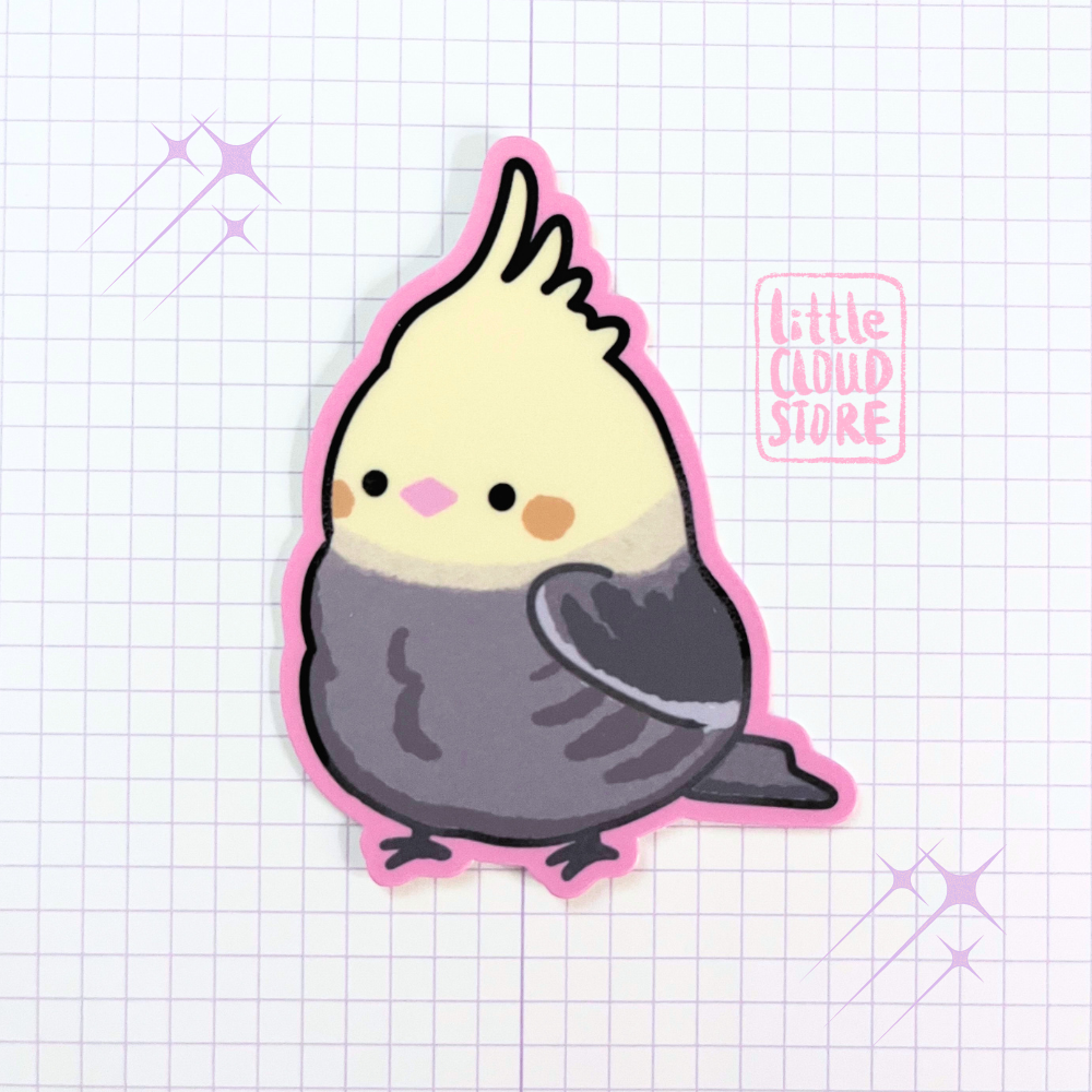 Cockatiel Vinyl Sticker