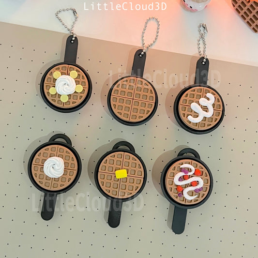 Waffles Clicker Keychain 🧇